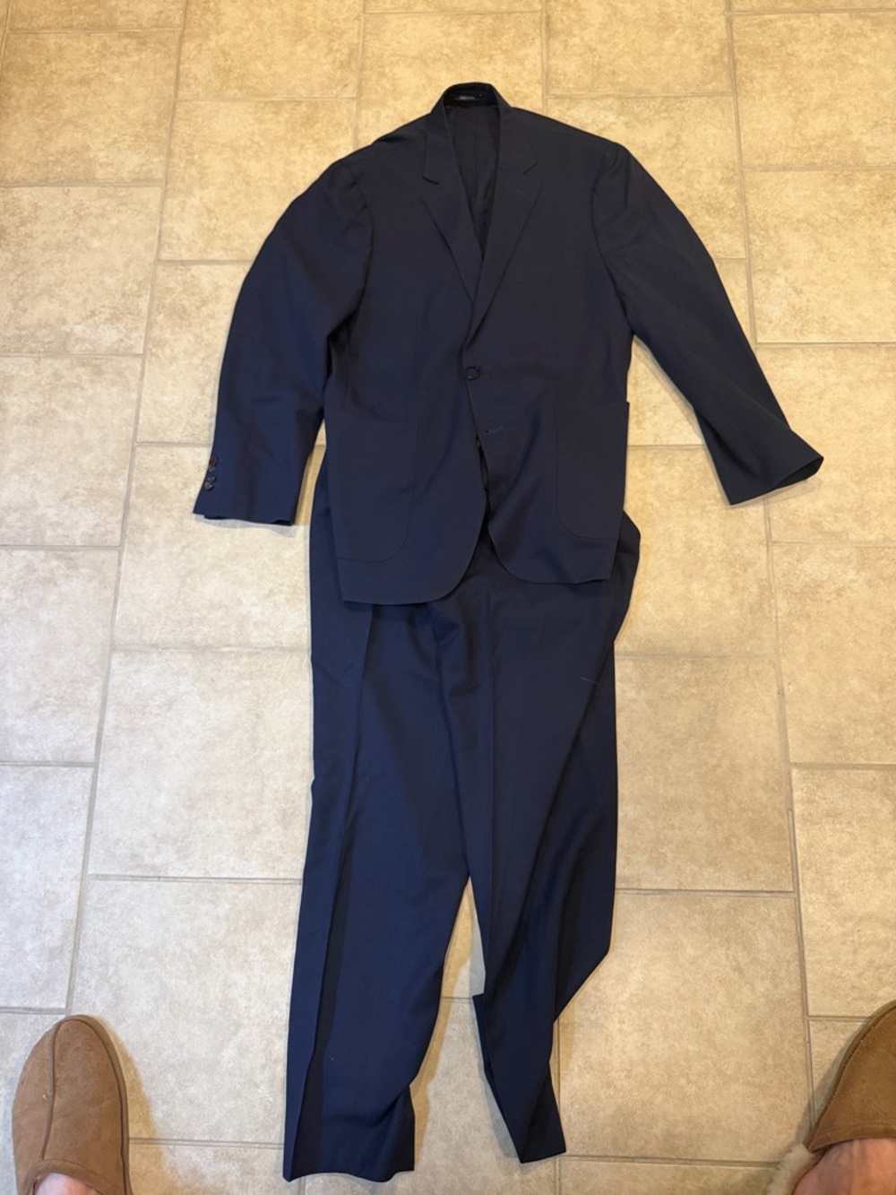 Suitsupply Men's Dark Navy Two-Piece Suit